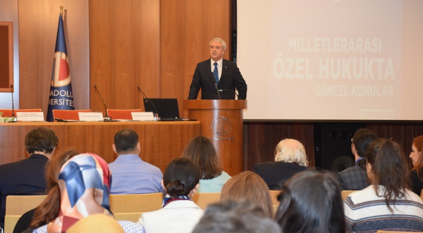 ''Milletlerarası Özel Hukukta Güncel Konular'' sempozyumu başladı