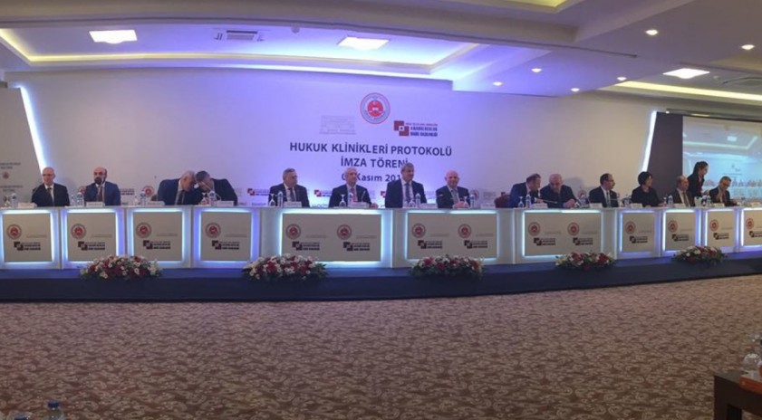 Adalet Bakanlığı ile Hukuk Klinikleri arasında protokol imzalandı