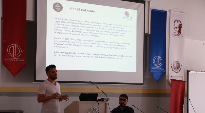 Anadolu Üniversitesi'nden "Kin-ball" eğitimi