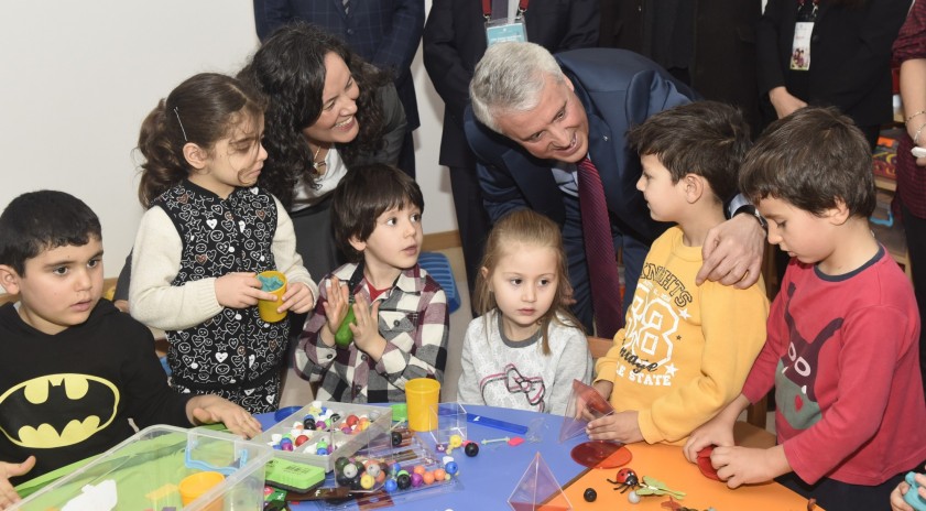 “Çocukların Matematik Atölyesi” ile “Seramik Atölyesi” açıldı