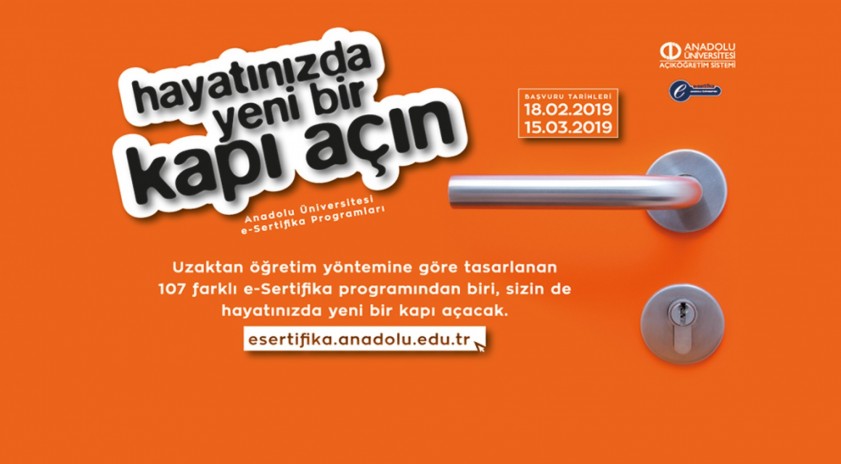 Yeni e-Sertifika programlarıyla “Hayatınızda Yeni Bir Kapı Açın”