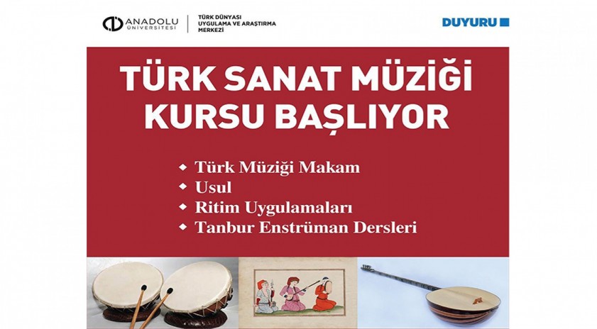 TÜDAM’dan Türk Sanat Müziği Kursu