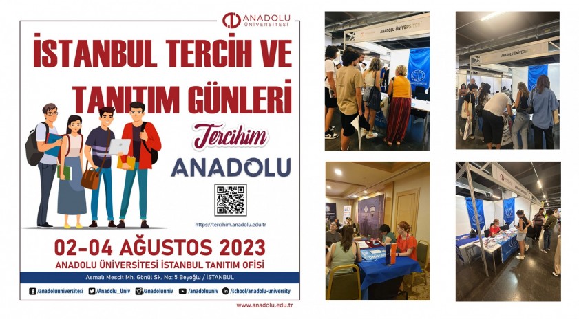 Anadolu Üniversitesi İstanbul’da da tercih döneminin nabzını tutuyor