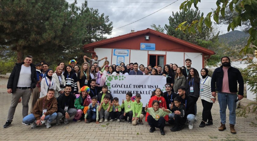 Gönüllü Toplumsal Hizmetler Kulübü öğrencilerinden anlamlı bir proje daha