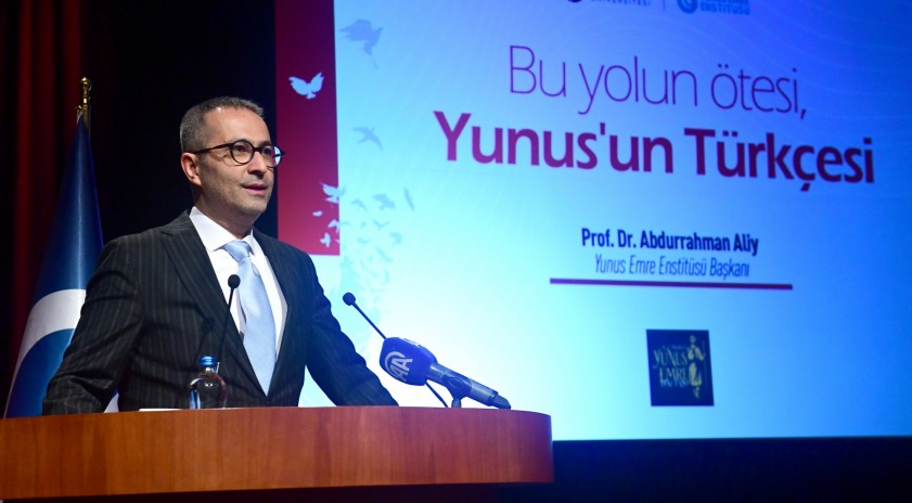 Yunus Emre Haftası etkinlikler “Bu Yolun Ötesi, Yunus’un Türkçesi” konferansı ile başladı