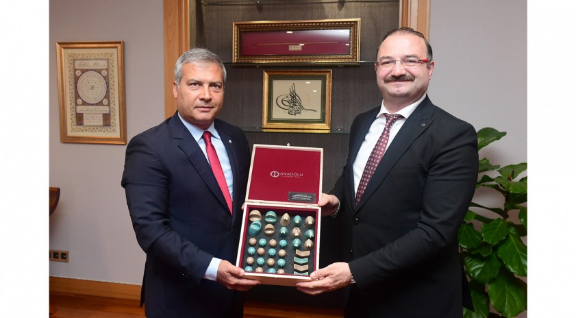 Rektör Hacımüftüoğlu’ndan Rektör Adıgüzel’e ziyaret