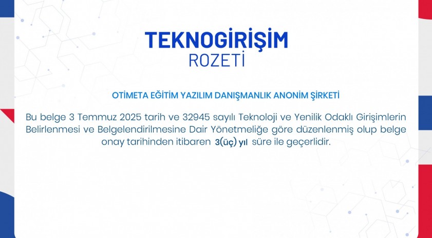 Anadolu Üniversitesi, akademik girişimcilikte Teknogirişim Rozeti ile yeni bir başarıya ulaştı