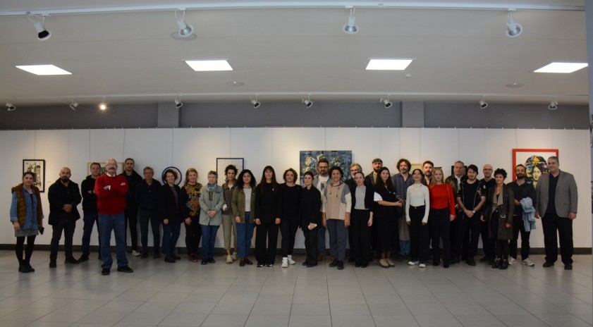  GSF’de 29 Ekim Cumhuriyet Bayramı Öğretim Elemanları Karma Sergisi Açıldı