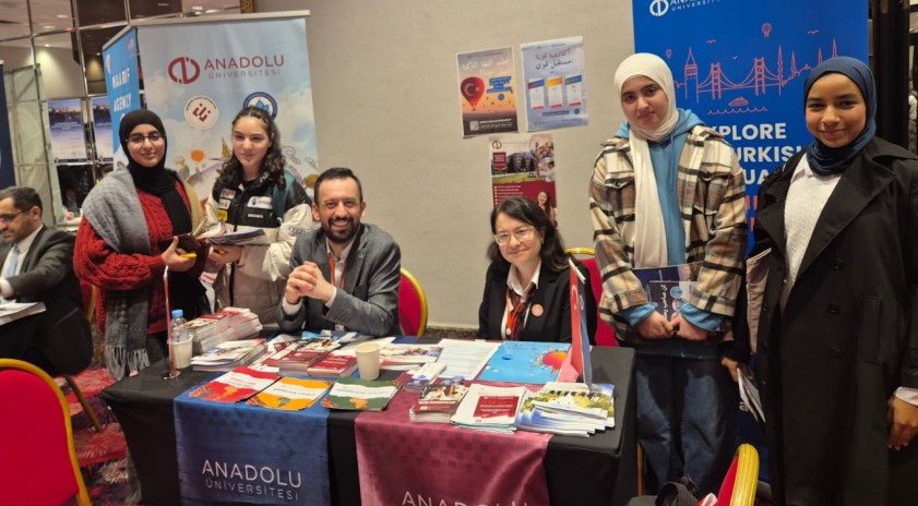 Anadolu &Uuml;niversitesi, Fas&rsquo;ta d&uuml;zenlenen T&uuml;rk &Uuml;niversiteleri Eğitim Fuarı&rsquo;nda yer aldı