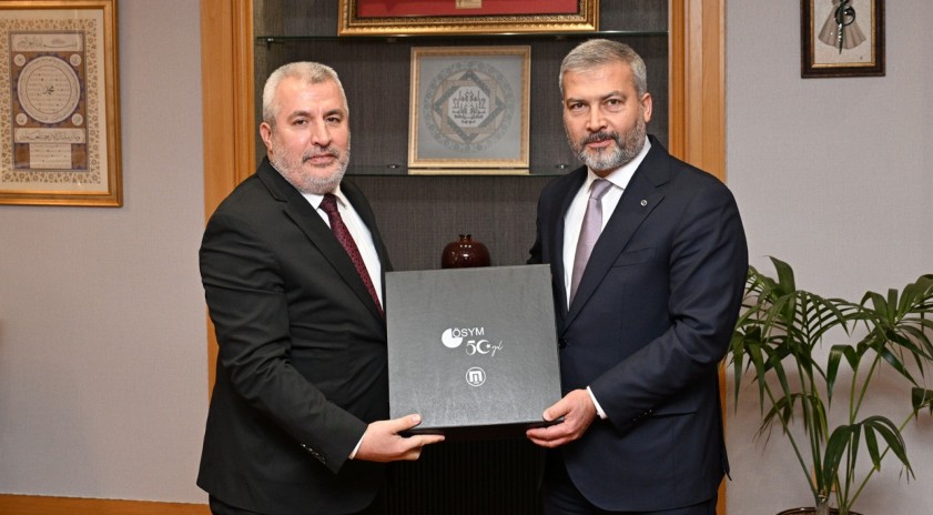 &Ouml;SYM Başkanı Ersoy&rsquo;dan Rekt&ouml;r Adıg&uuml;zel&rsquo;e ziyaret