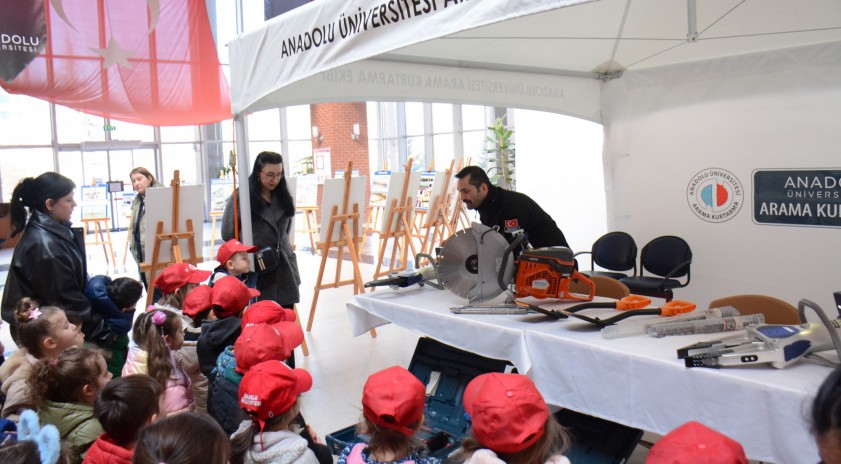 Miniklere afet bilinci aşılandı