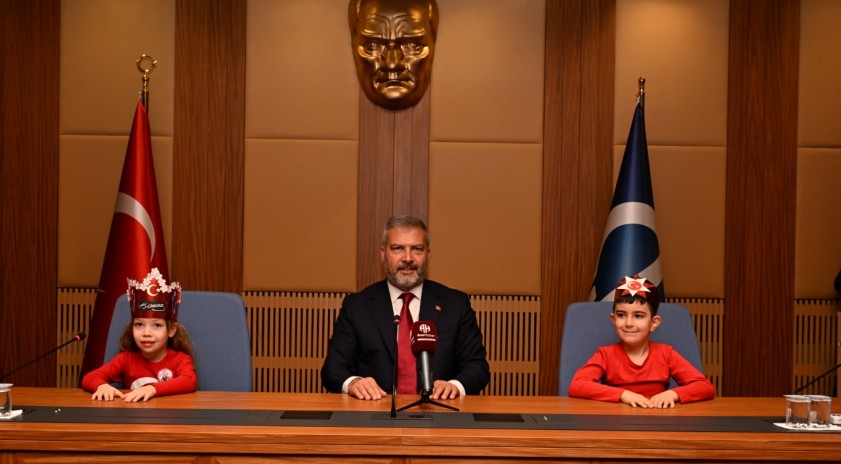 Minikler 23 Nisan&rsquo;ı coşkuyla kutladı