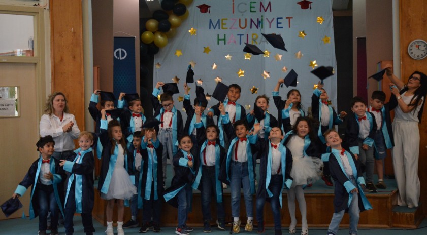 İ&Ccedil;EM&rsquo;de mezuniyet coşkusu yaşandı